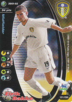 Eirik Bakke Leeds United 2001/02 Wizards of the Coast #131